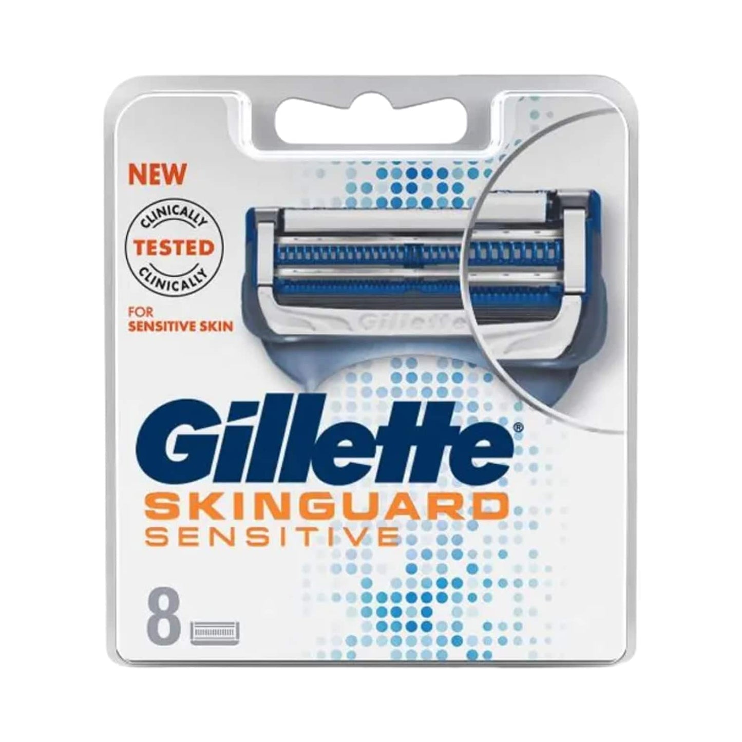 Gillette Skinguard Manual Shaving Razor Blades Cartridges (8Pcs)