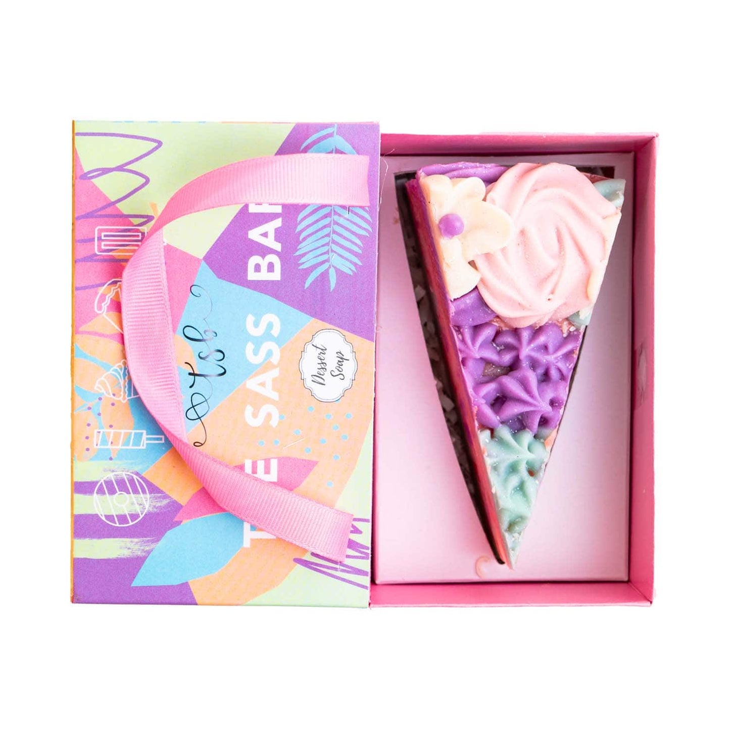 The Sass Bar Summer Garden Cake Slice Soap (150 g)