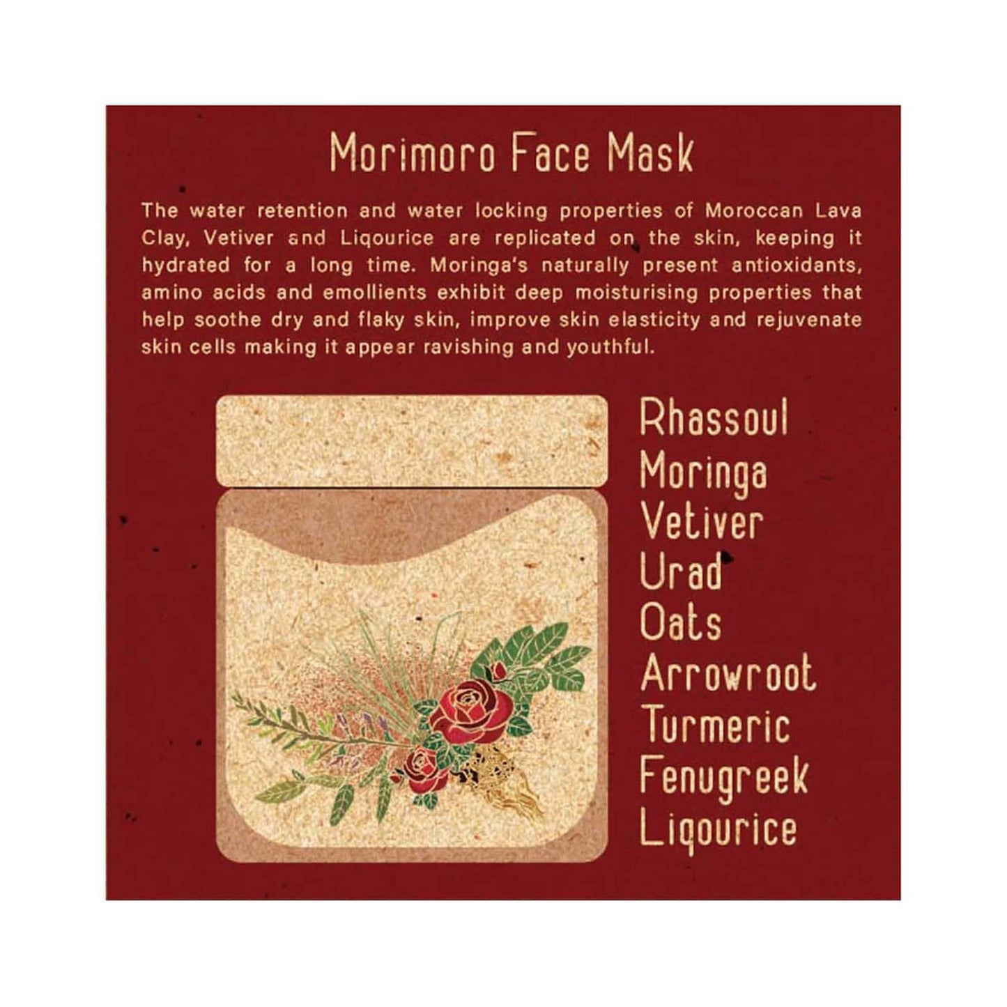 HM Herbal Me Morimoro Natural Face Glow Mask (75g)