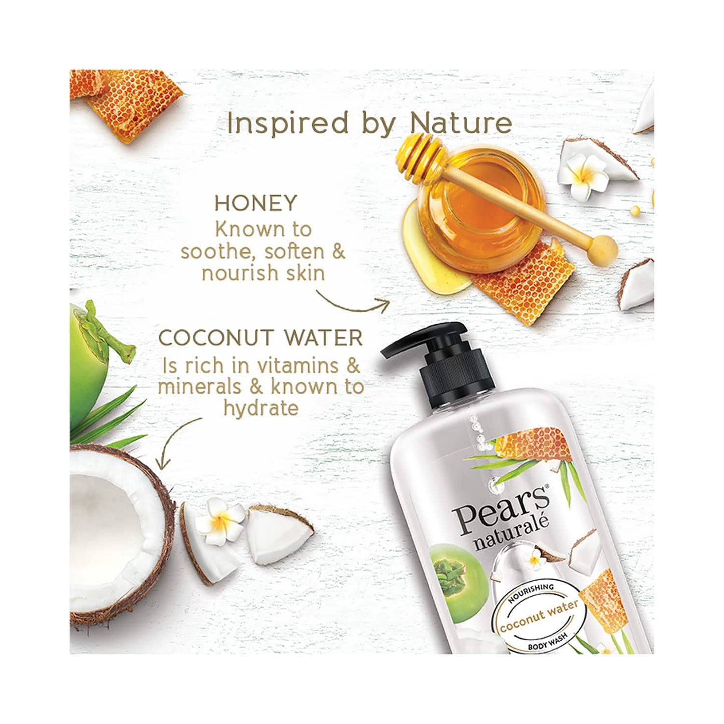 Pears Naturale Nourishing Coconut Water Body Wash (750ml)