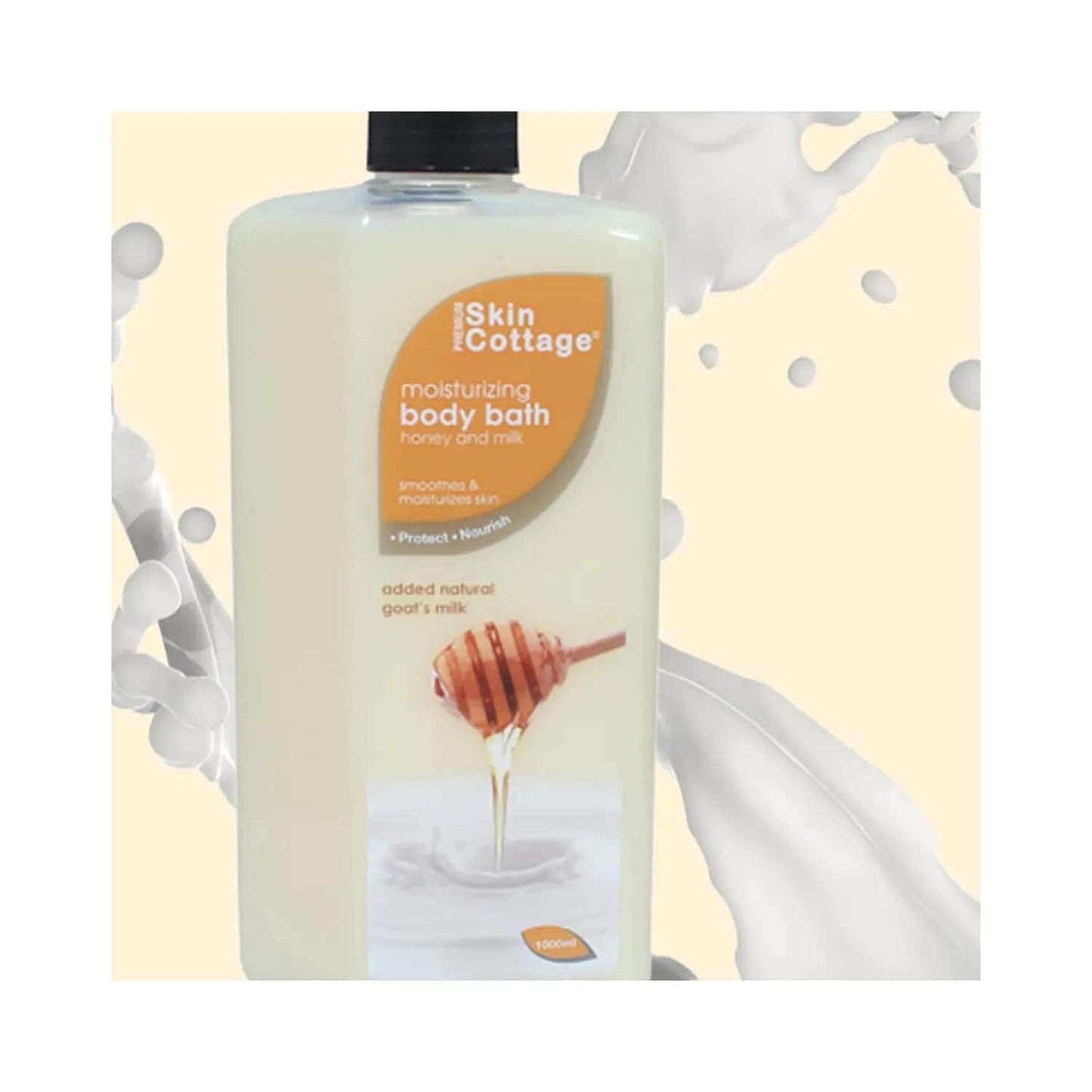 SKIN COTTAGE Moisturizing Honey & Milk Body Bath (1000ml)