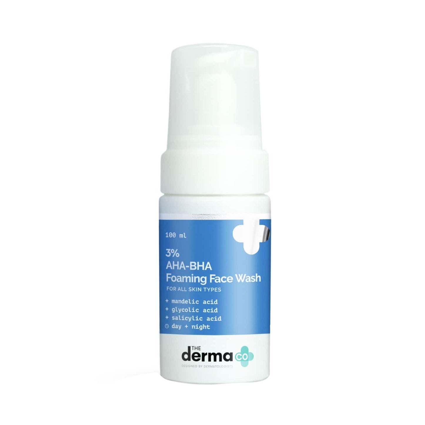 The Derma Co 3% AHA-BHA Foaming Daily Face Wash (100ml)