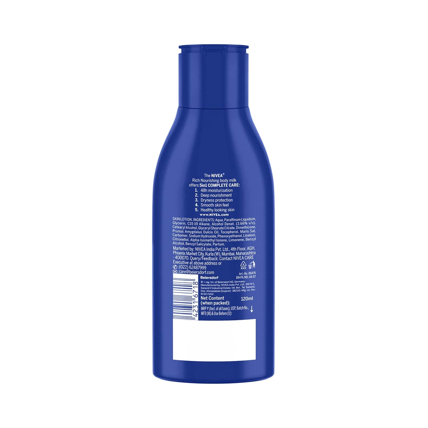 Nivea Body Milk Nourishing Body Lotion (120ml)