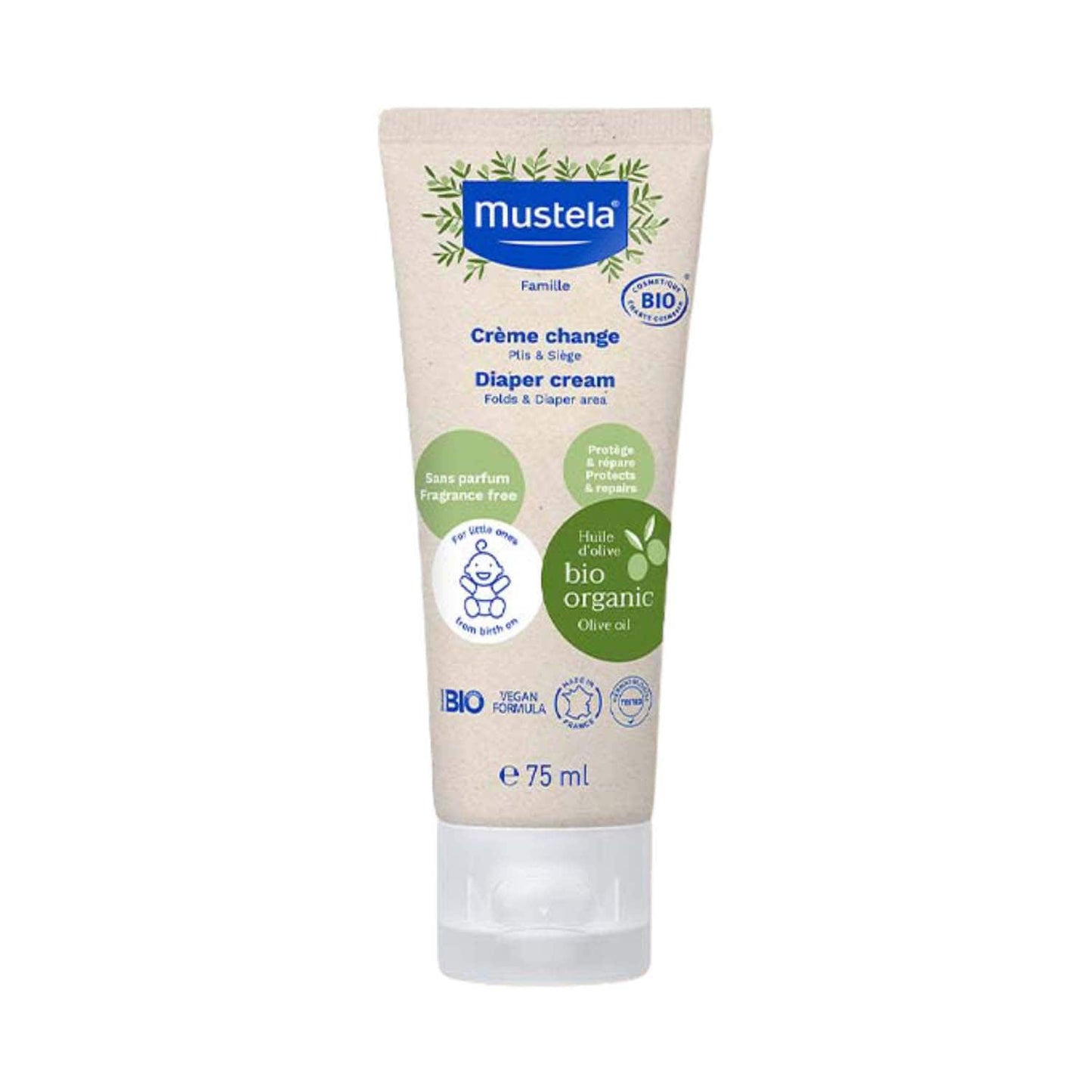 Mustela Bio Organic Diaper Cream (75 ml)