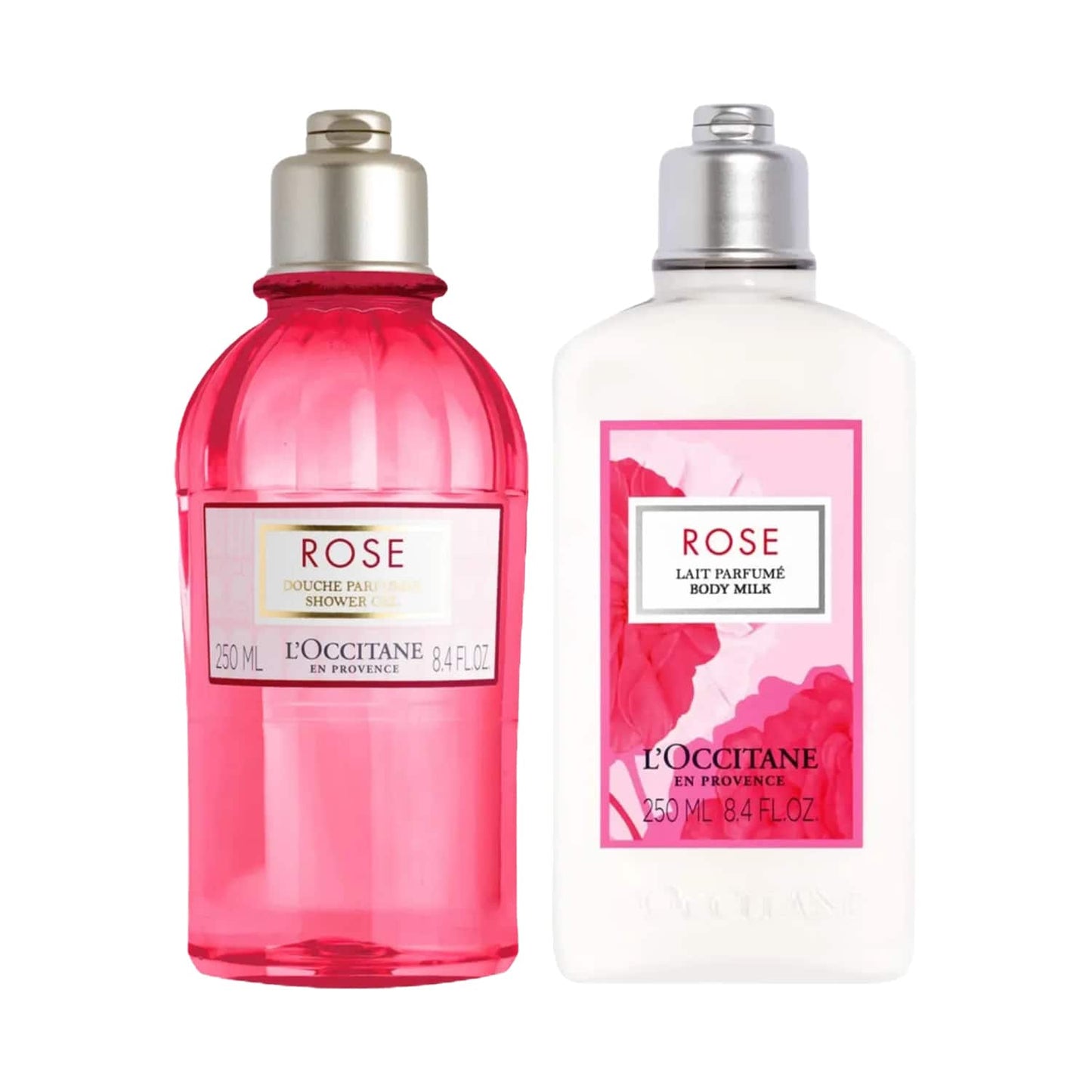 L'occitane Rose Body Hydration Duo Rose Shower Gel & Rose Body Lotion Combo