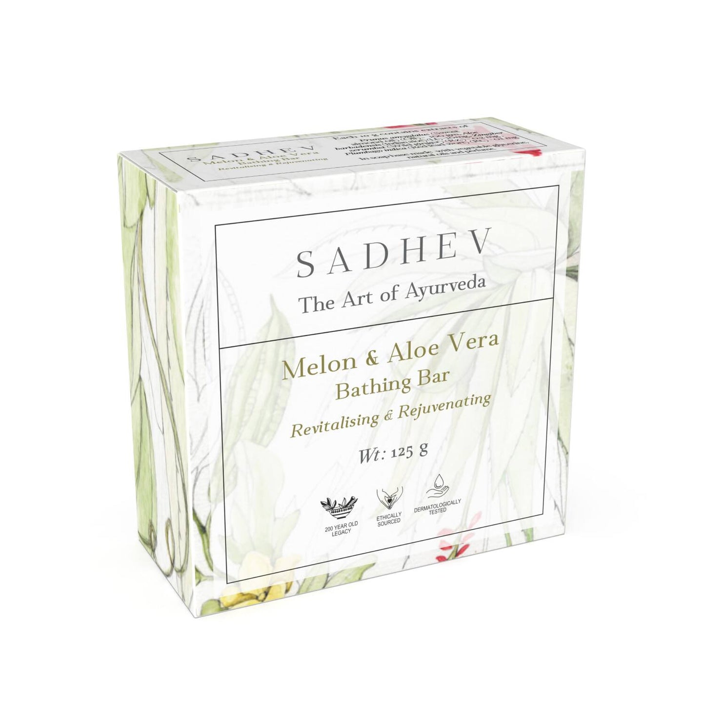 Sadhev Revitalising & Rejuvenating Bathing Bar (125g)