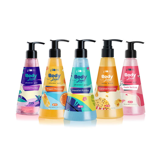 Plum Bodylovin' 5-In-1 Shower Gel Bonanza Bundle Body Washes Sulphate-Free Super Moisturizing Combo