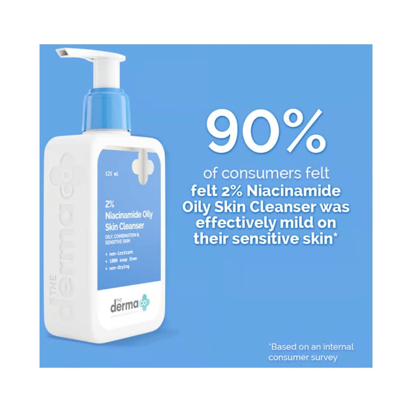 The Derma Co. 2% Niacinamide Oily Skin Cleanser (125 ml)