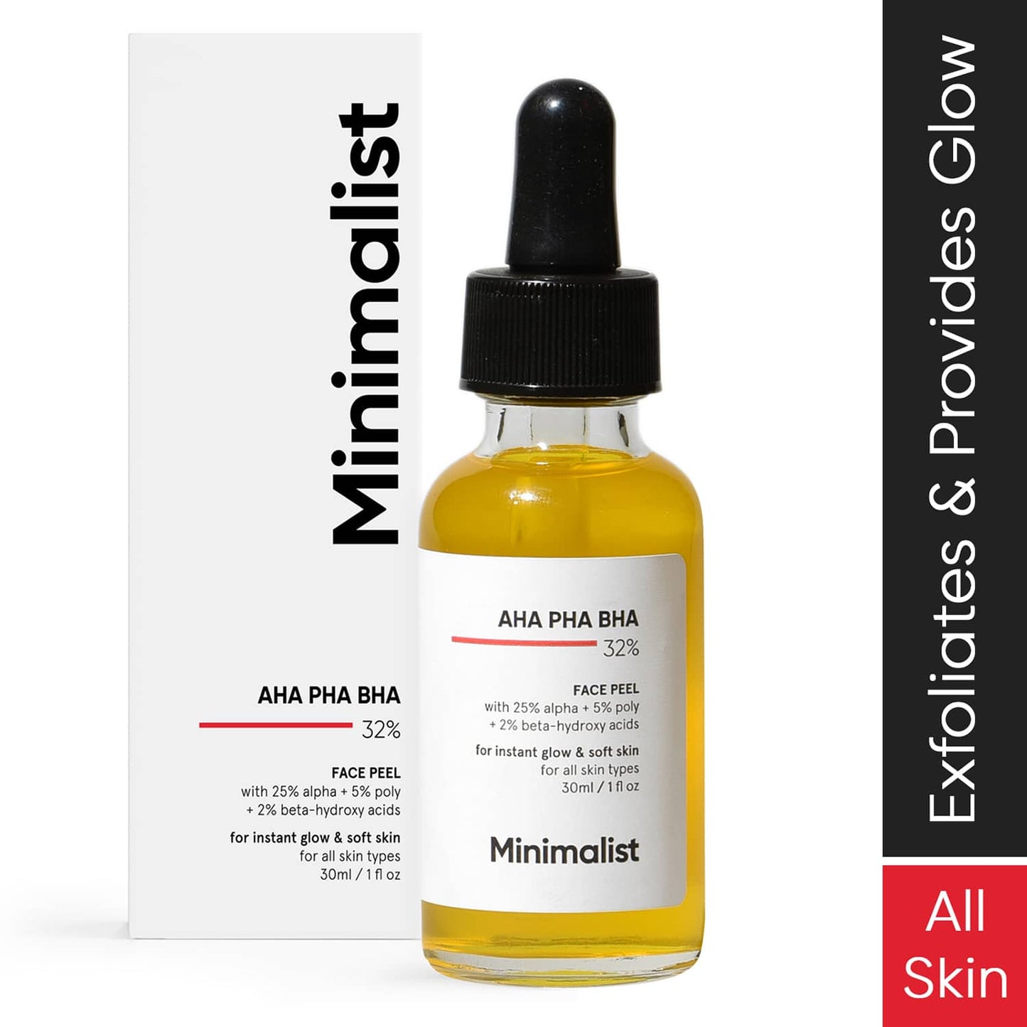 Minimalist AHA 25% + PHA 5% + BHA 2% Face Peel - (30ml)