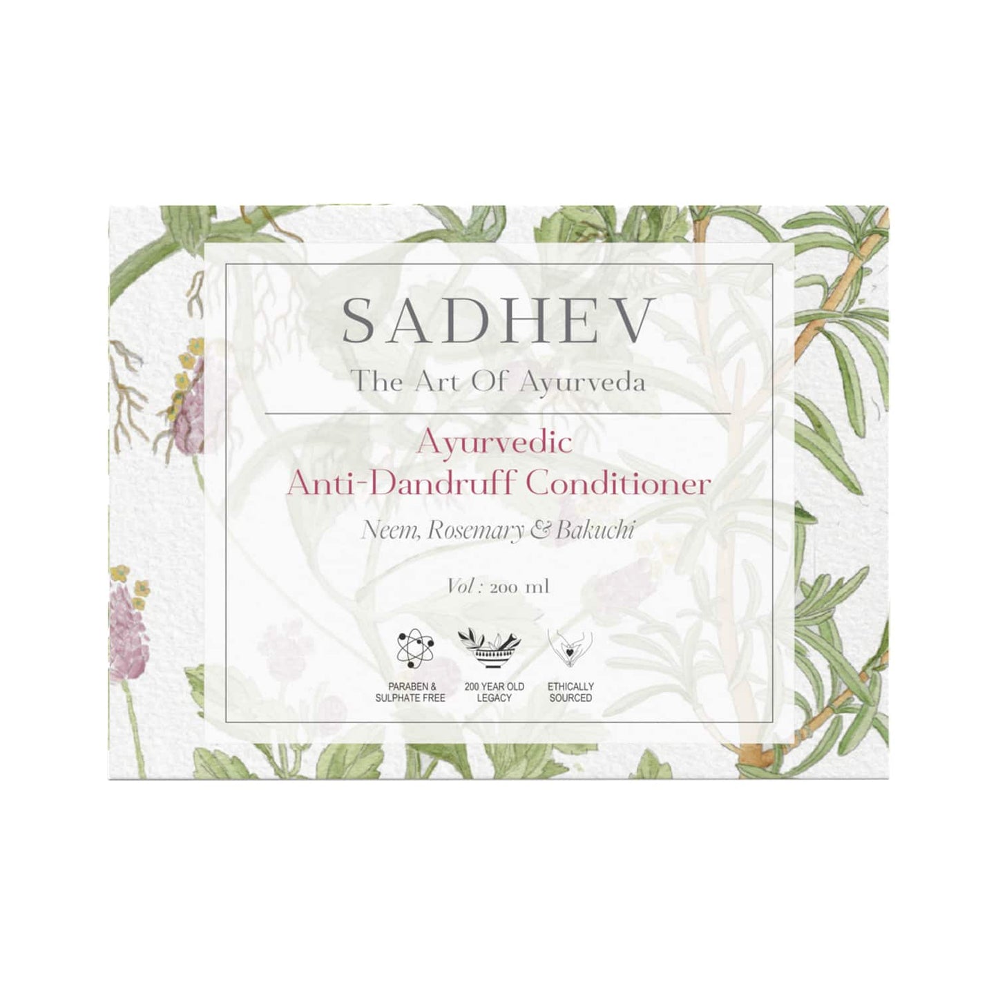 Sadhev Ayurvedic Anti-Dandruff Conditioner (200ml)