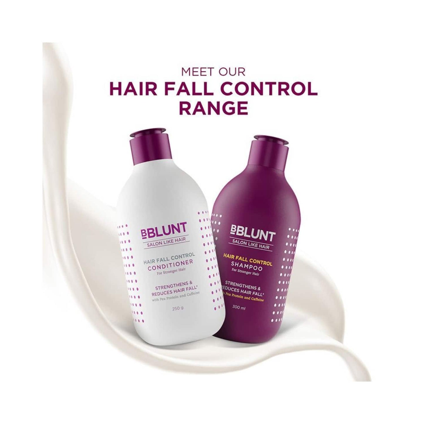 BBlunt Hair Fall Control Conditioner Pea Protein & Caffeine For Stronger Hair (250g)