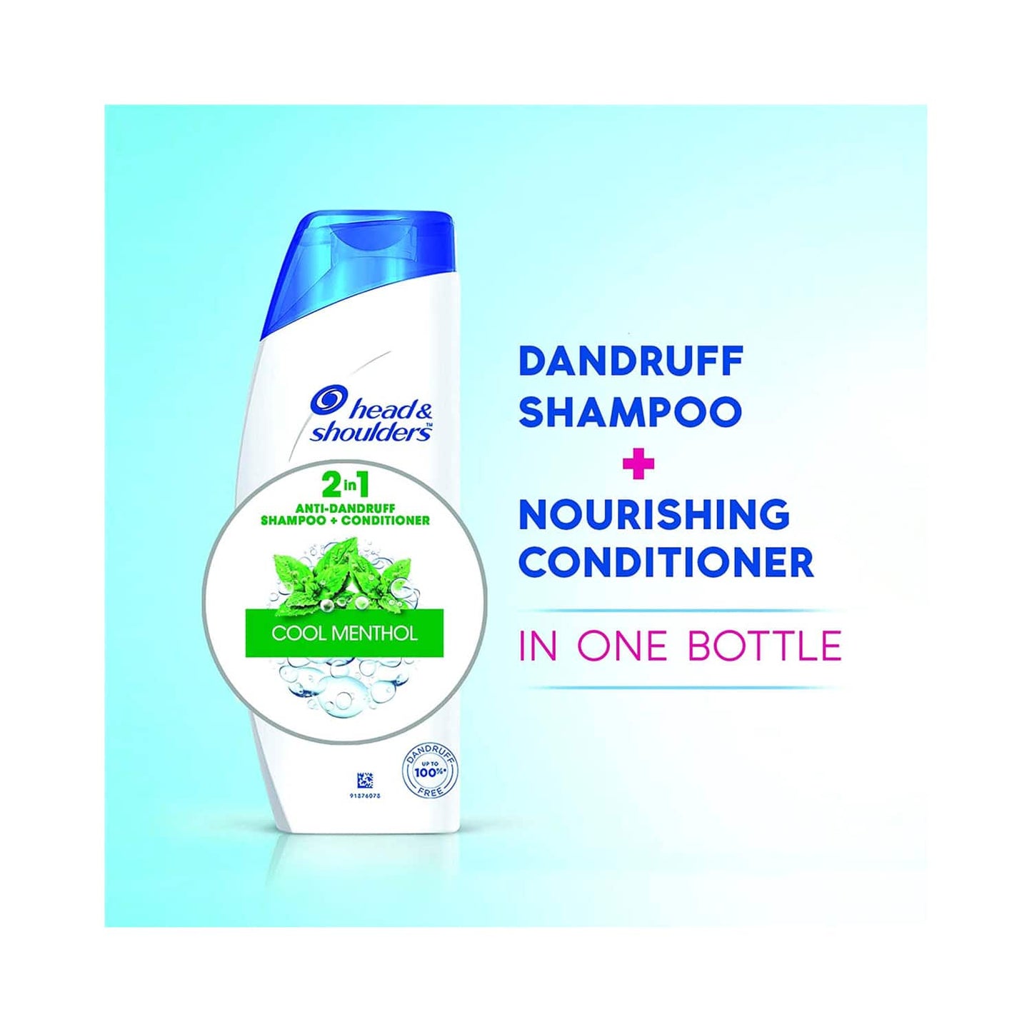 Head & Shoulders 2-In-1 Cool Menthol Anti Dandruff Shampoo + Conditioner (340ml)