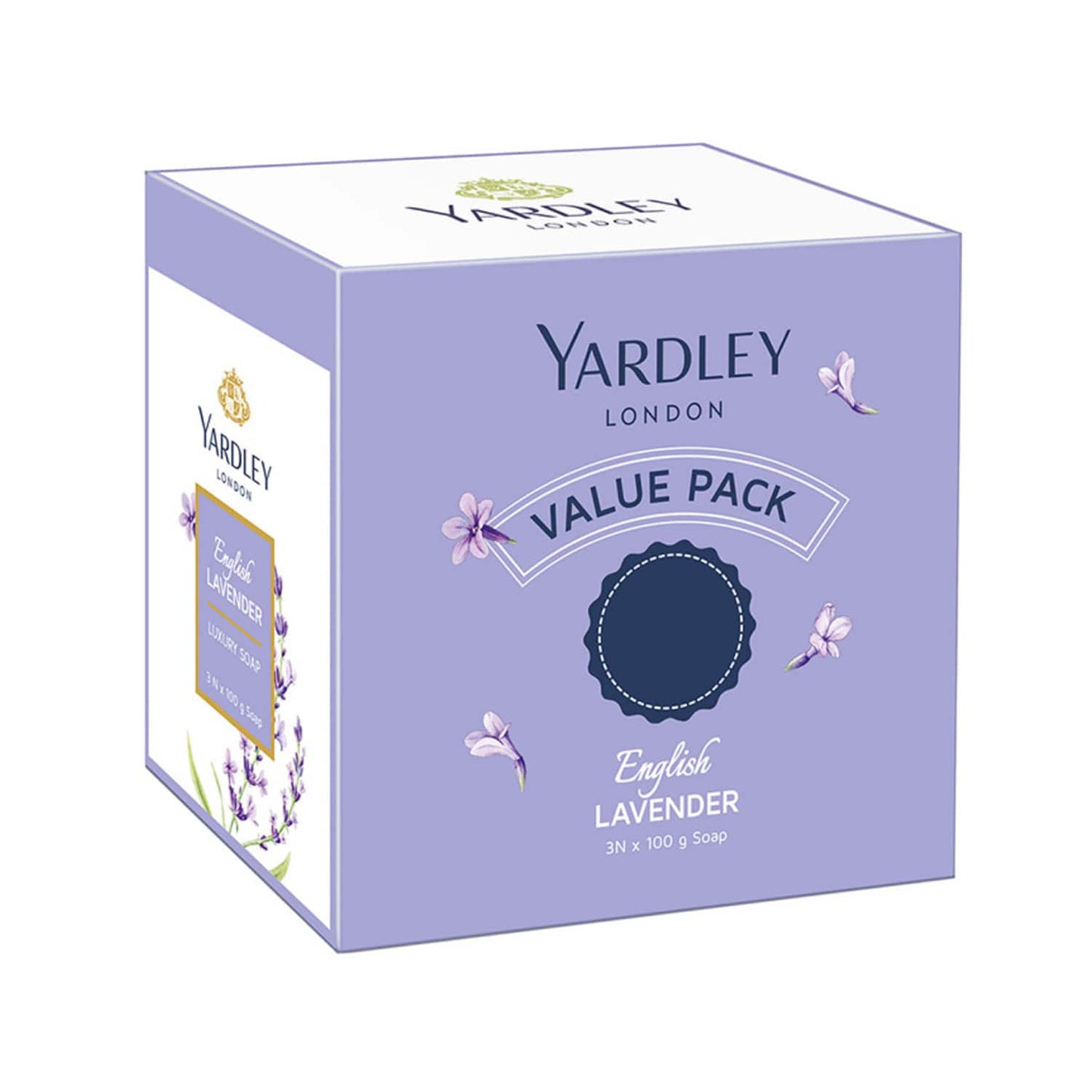 Yardley London English Lavender Luxury Soap - (3 Pcs)