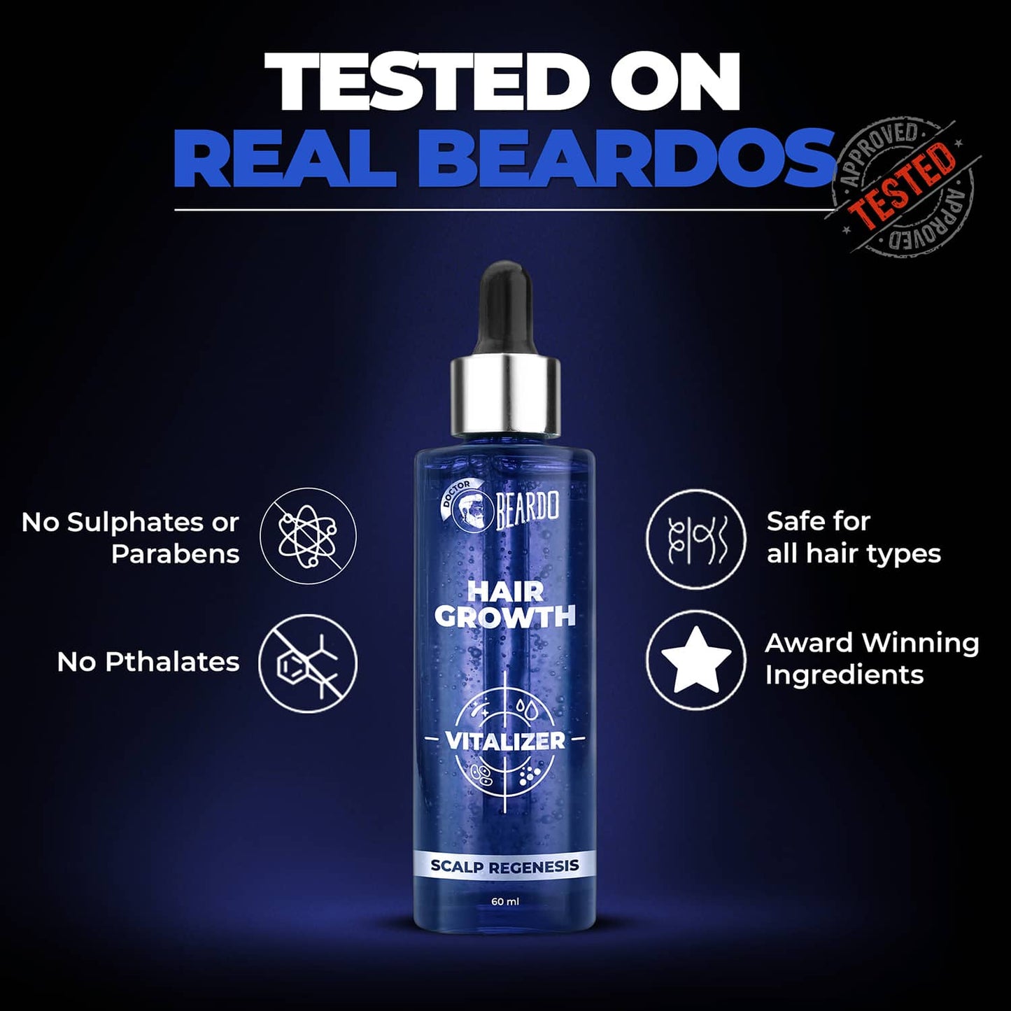 Beardo Hair Growth Vitalizer (60ml)