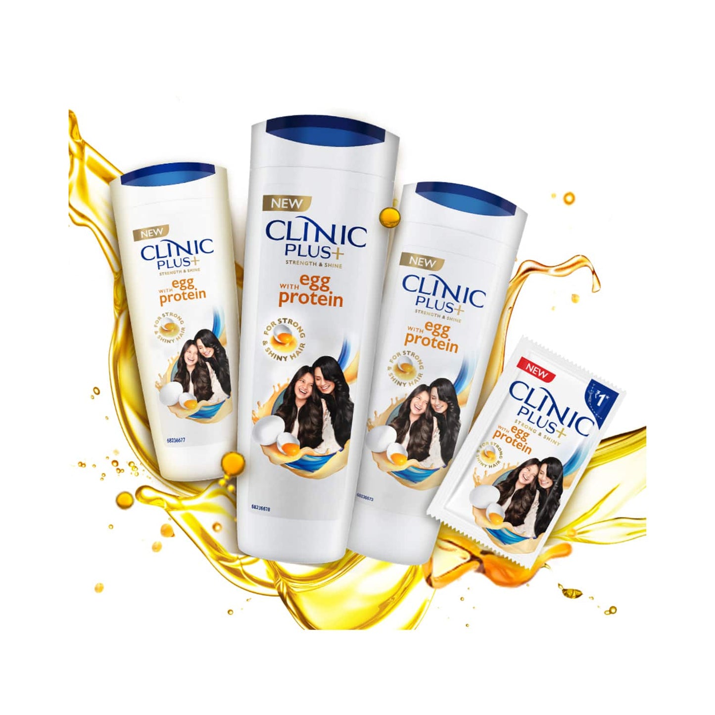 Clinic Plus Strength & Shine With Egg Protein Shampoo (80ml)