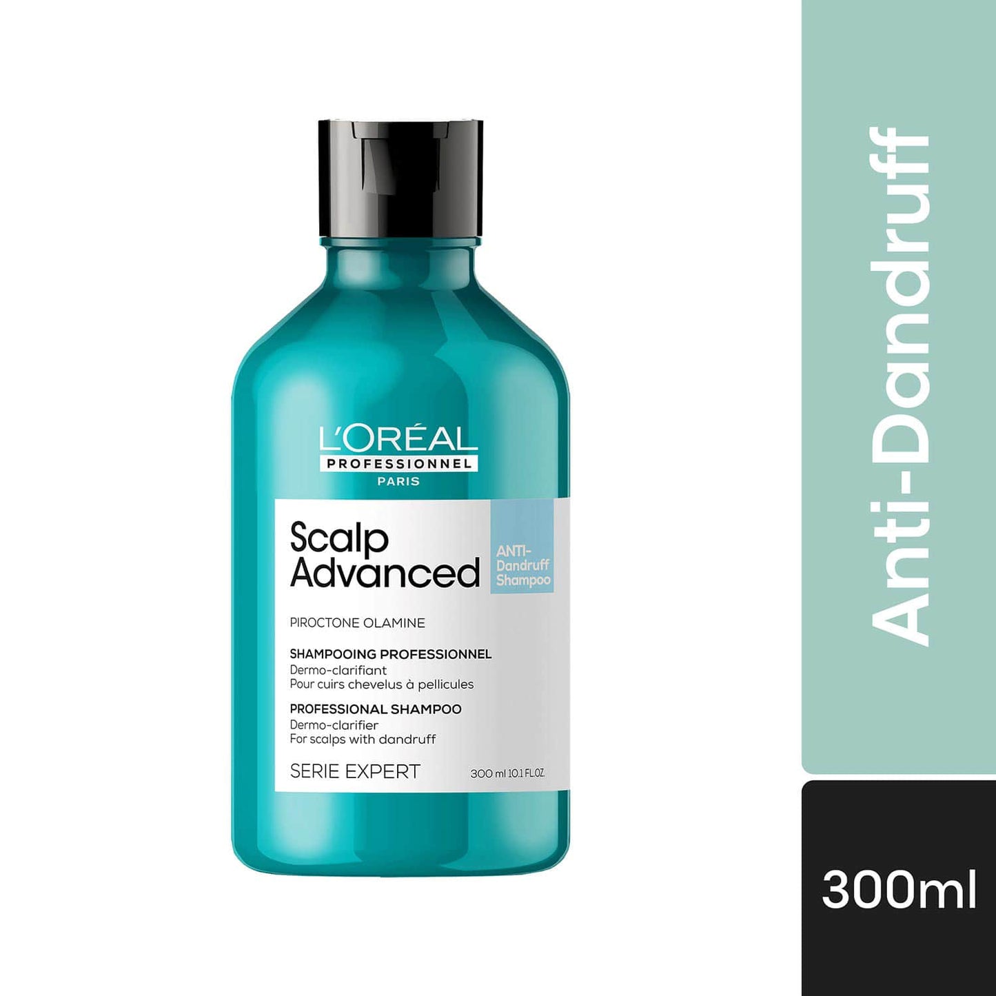 L’Oréal Professionnel Scalp Advanced Anti-Dandruff Dermo-Clarifier Shampoo (300 ml) Removes Dandruff