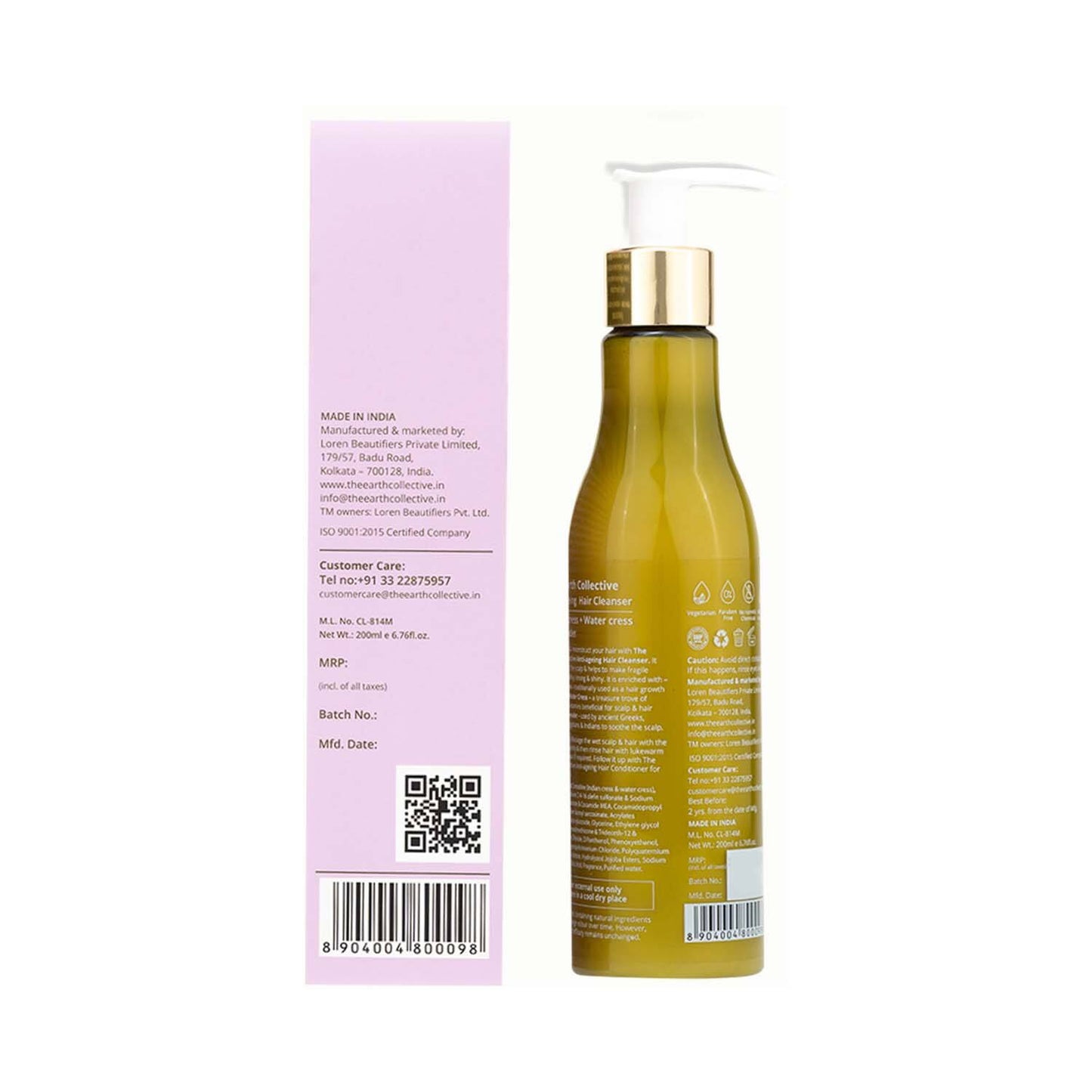 The Earth Collective Hair Cleanser For Anti-Ageing (200 ml)