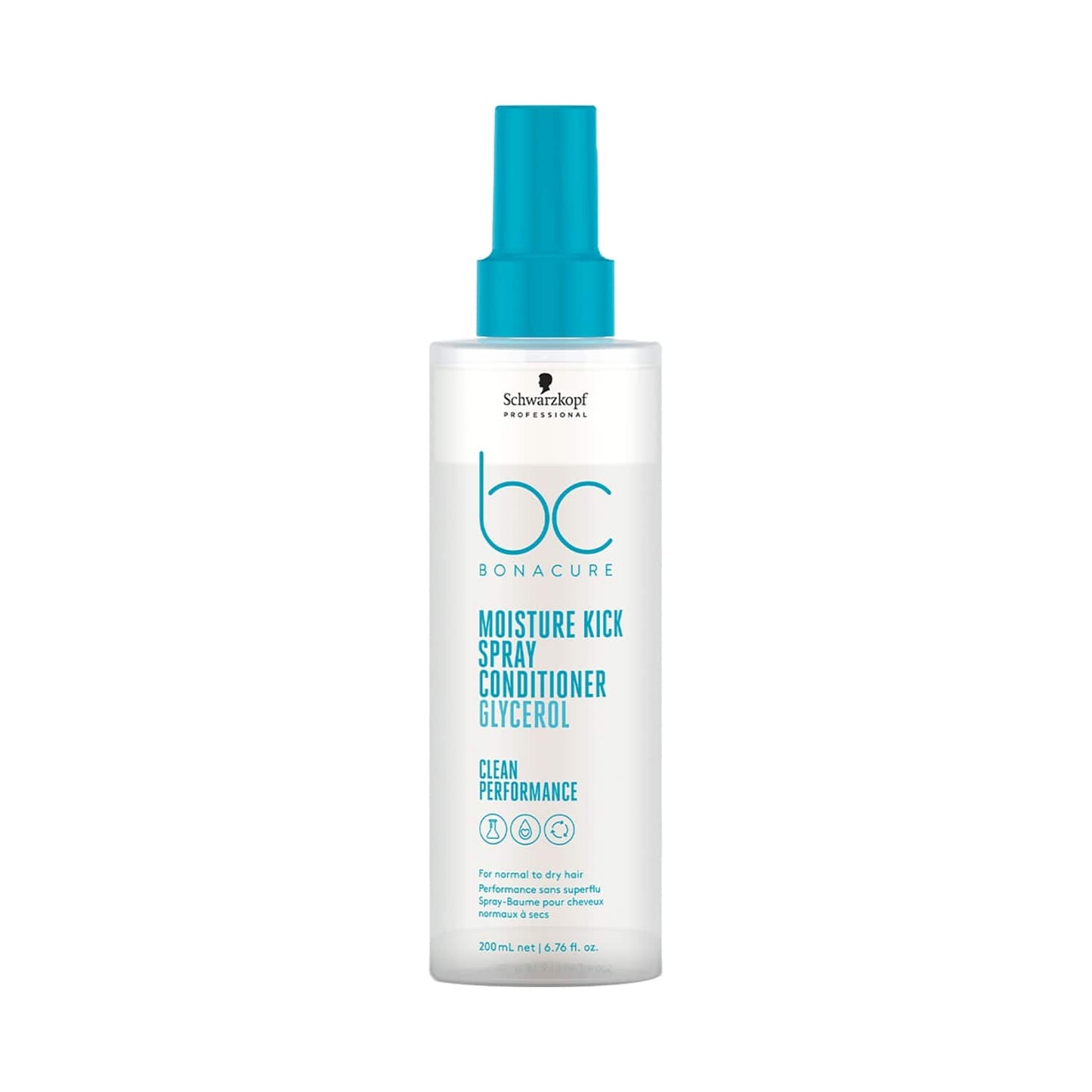 Schwarzkopf Professional Bonacure Moisture Kick Shampoo + Treatment & Spray Conditioner Combo