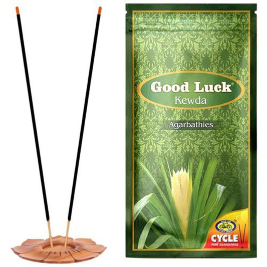 Good Luck Kewda Agarbatti for Ceremonies, Festive Gatherings with Floral Kewda Fragrance