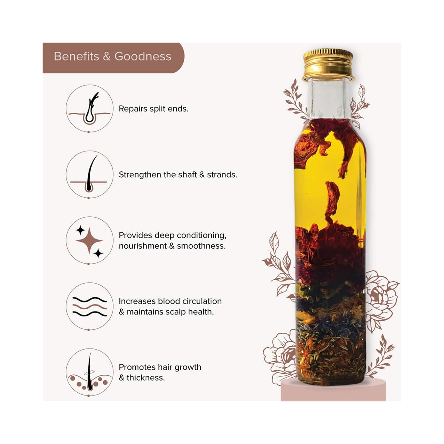 DROMEN & CO Exotic Himalayan Brew Hair Oil (250ml)