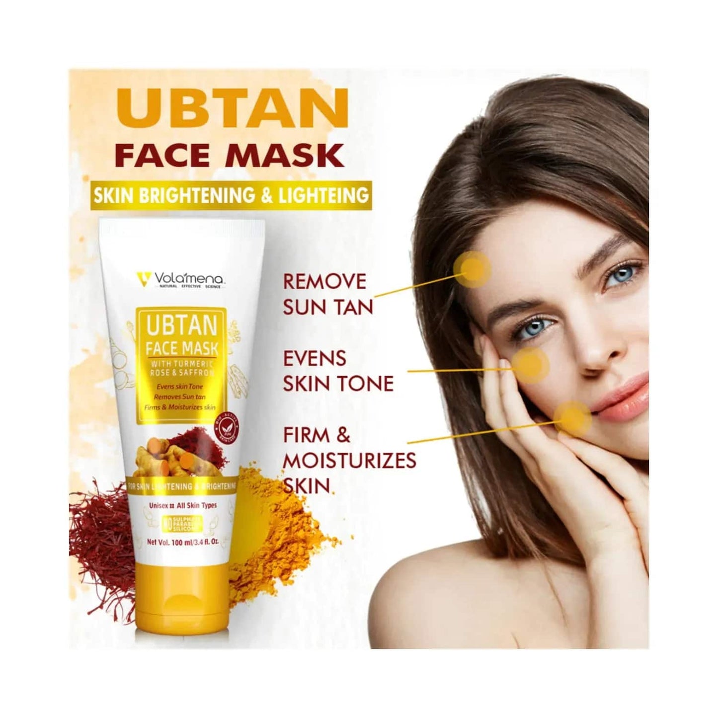 Volamena Ubtan Face Mask (100ml)