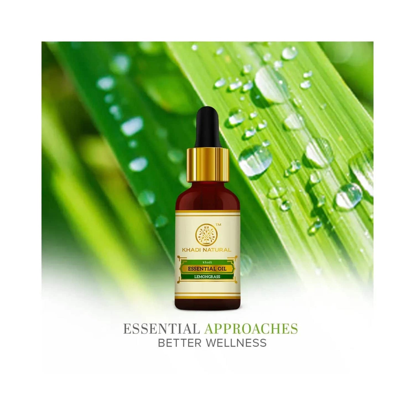 Khadi Natural Lemongrass Essential Oil (15ml)