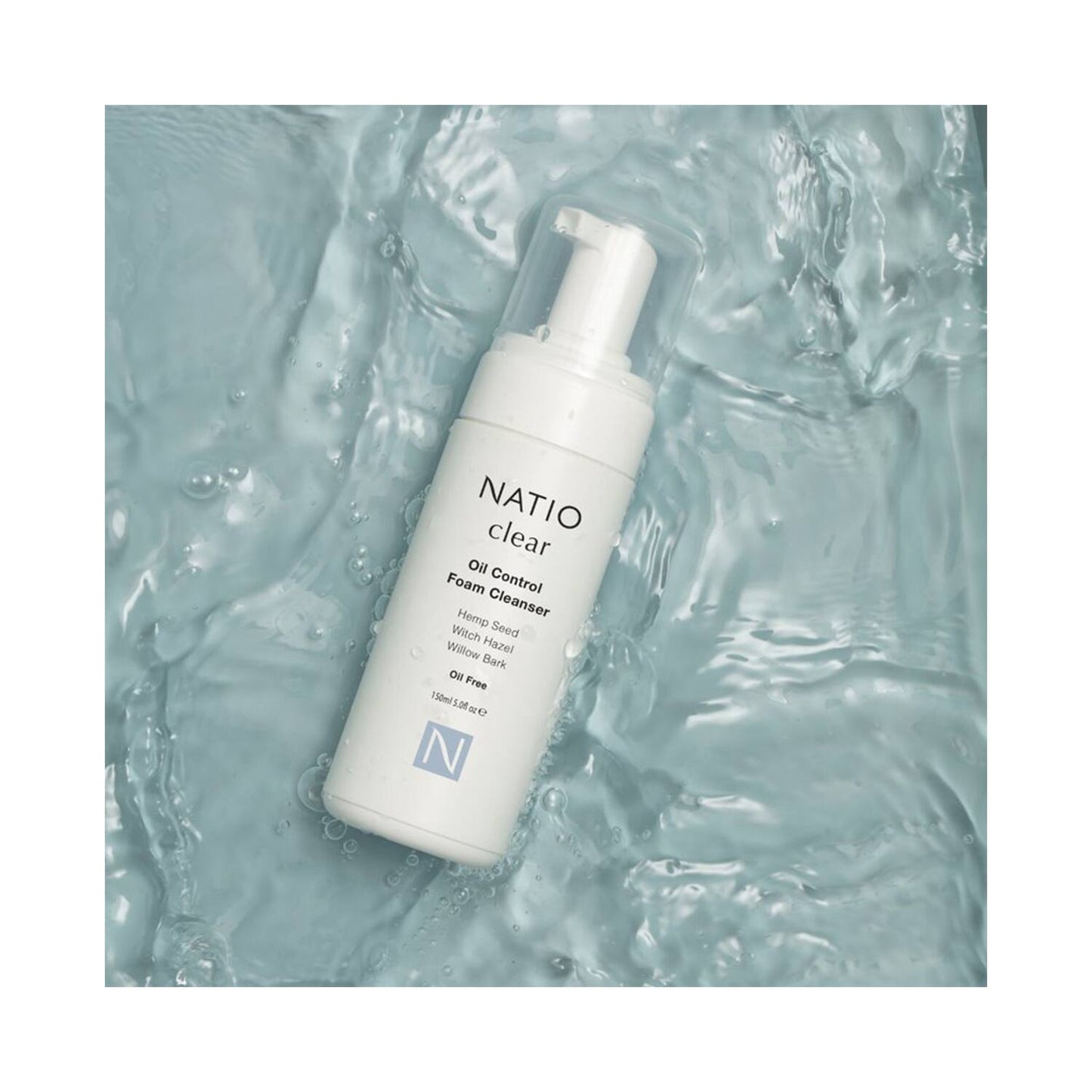 Natio Clear Oil Control Foam Cleanser (150ml)