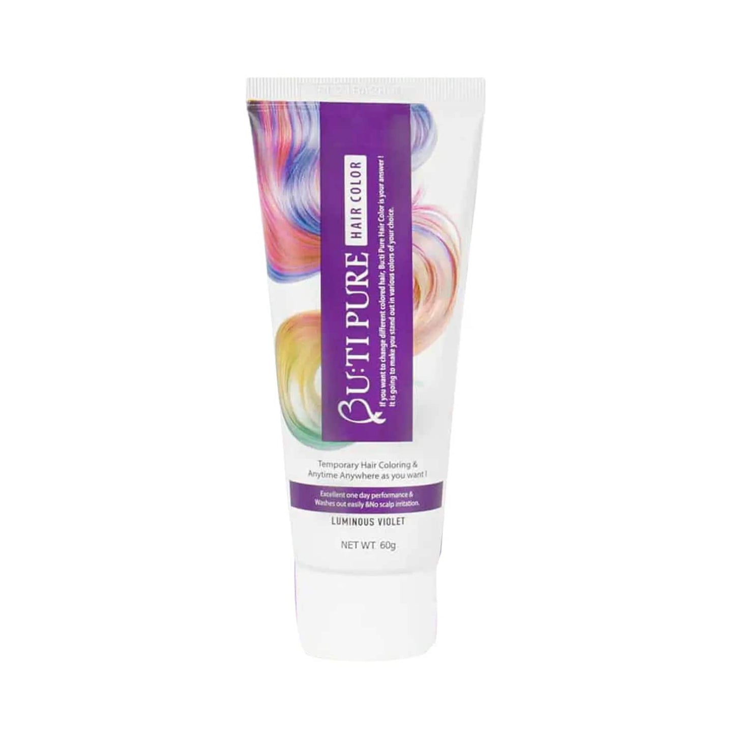 Buti Pure Temporary Hair Color - Luminous Violet (60g)