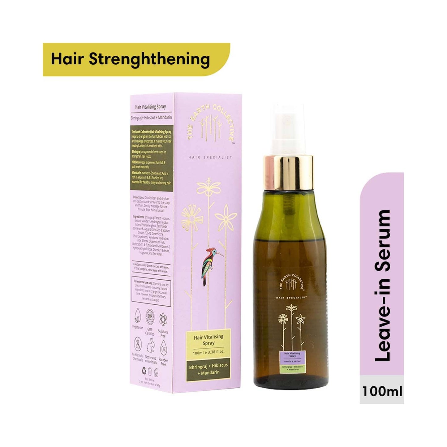 The Earth Collective Hair Vitalising Spray (100 ml)