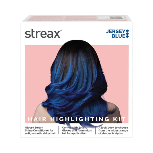 Streax Ultralights Hair Color Highlight Kit - Jersey Blue (180 g)