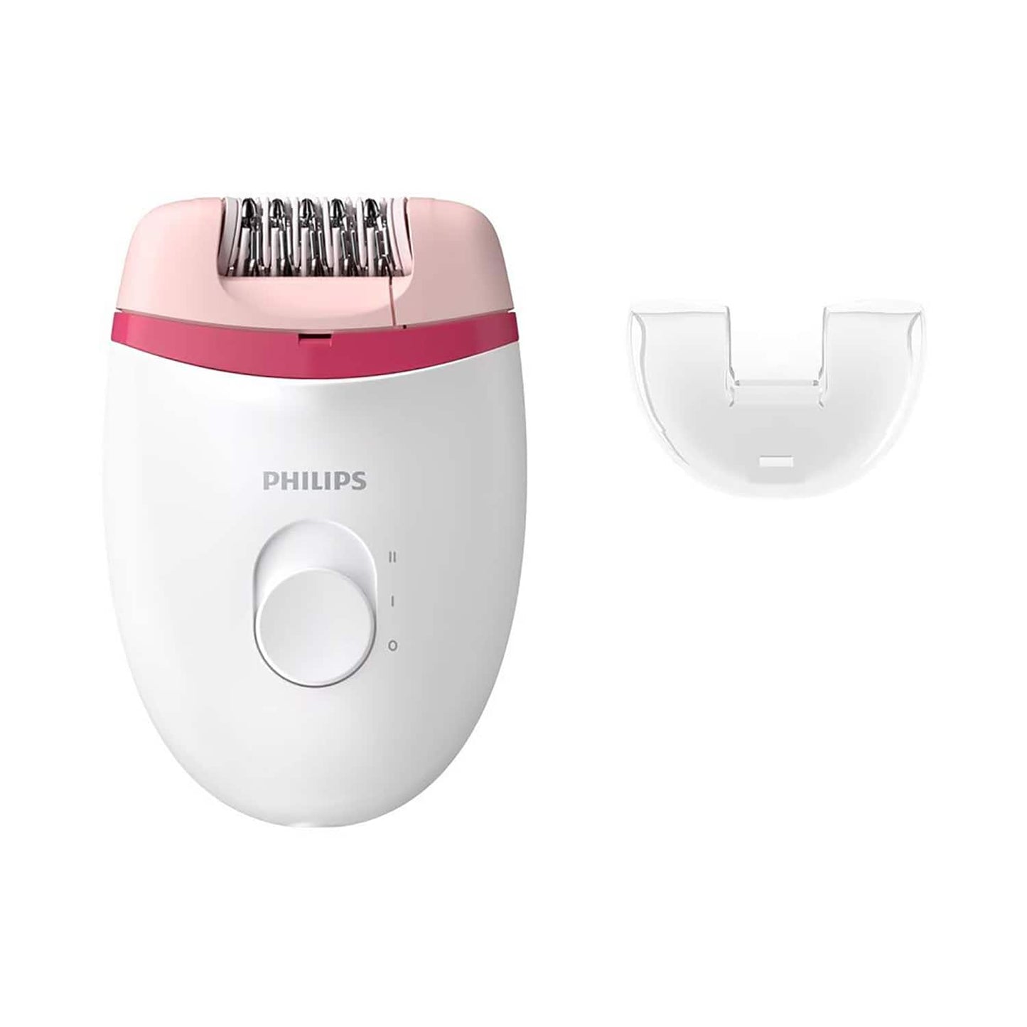 Philips Corded Compact Epilator BRE235/00 - White, Pink