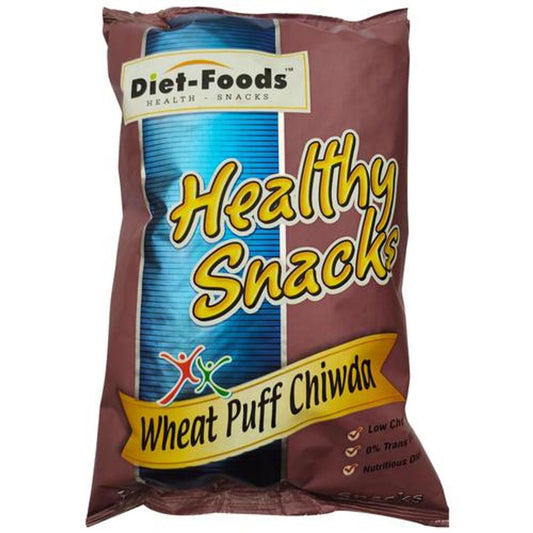 Wheat Puff Chiwda - Healthy Snacks, Low Cholesterol, High In Protein, No Trans Fat