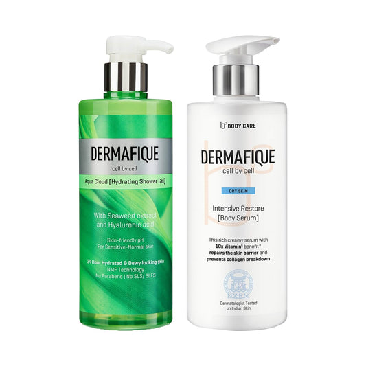 Dermafique Perfect Body Combo - Shower Gel + Body Serum