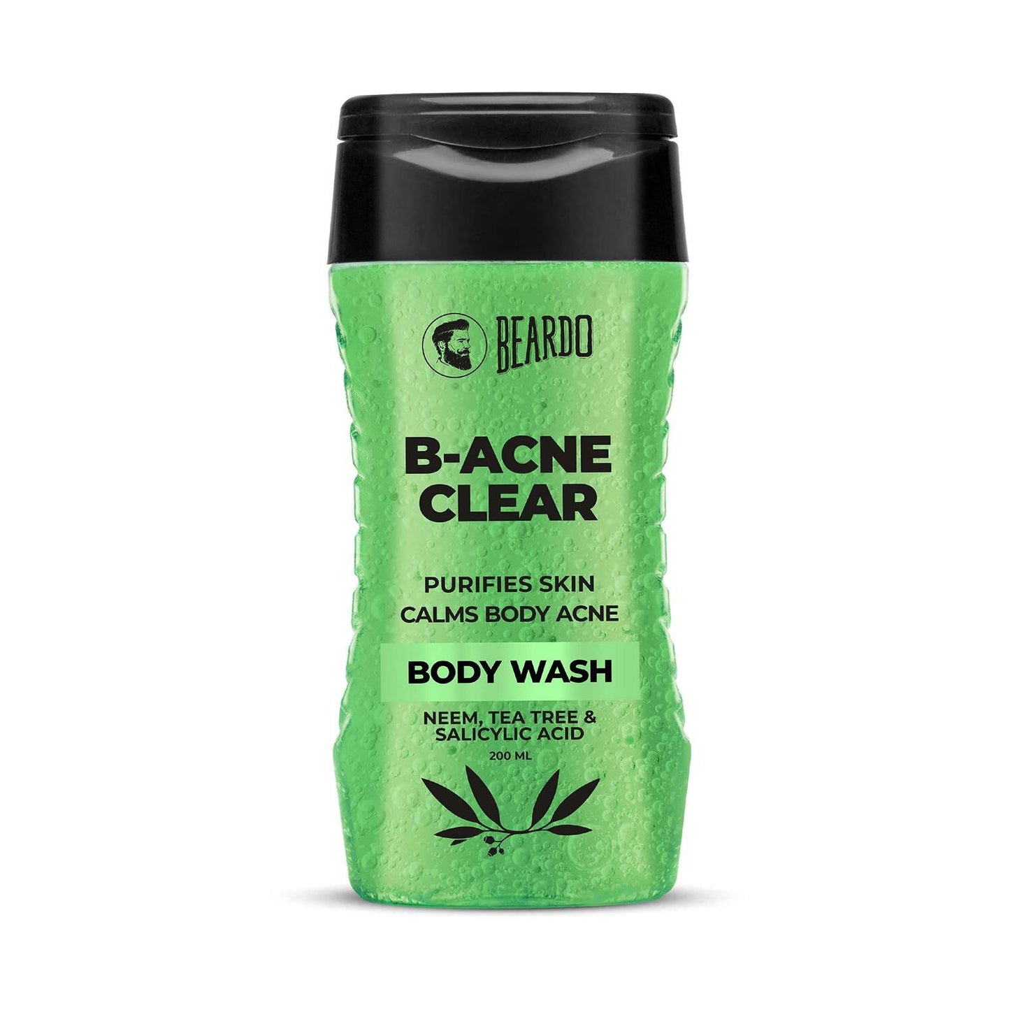 Beardo B-acne Clear Body Wash, Acne Clear Foam Face wash (Set of 2) Combo