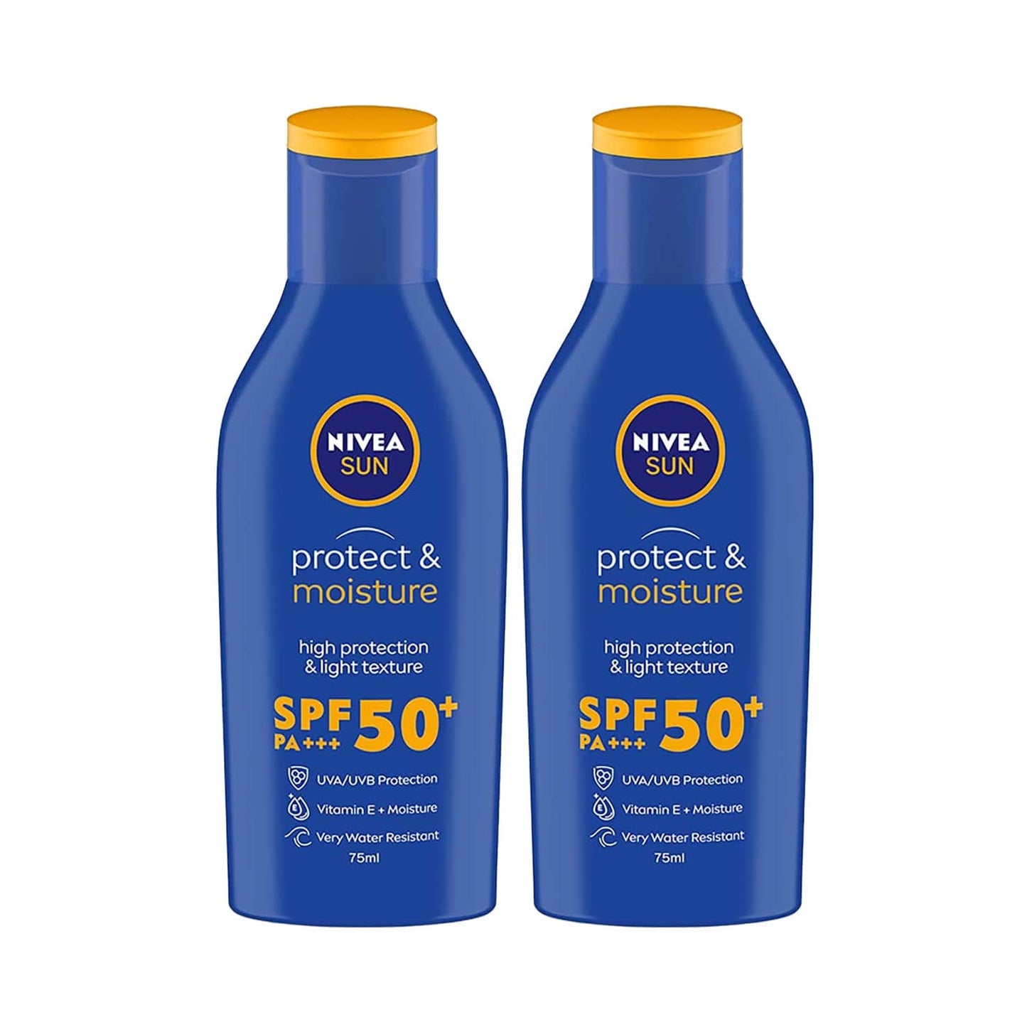 Nivea Sun Lotion SPF 50 PA++++ UVA-UVB Combo Pack of 2