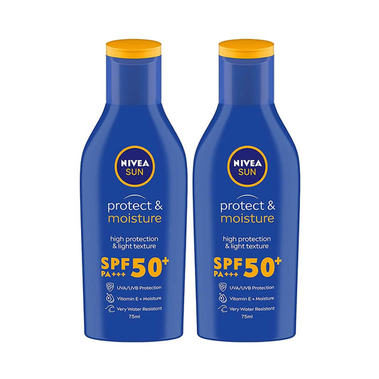 Nivea Sun Lotion SPF 50 PA++++ UVA-UVB Combo Pack of 2