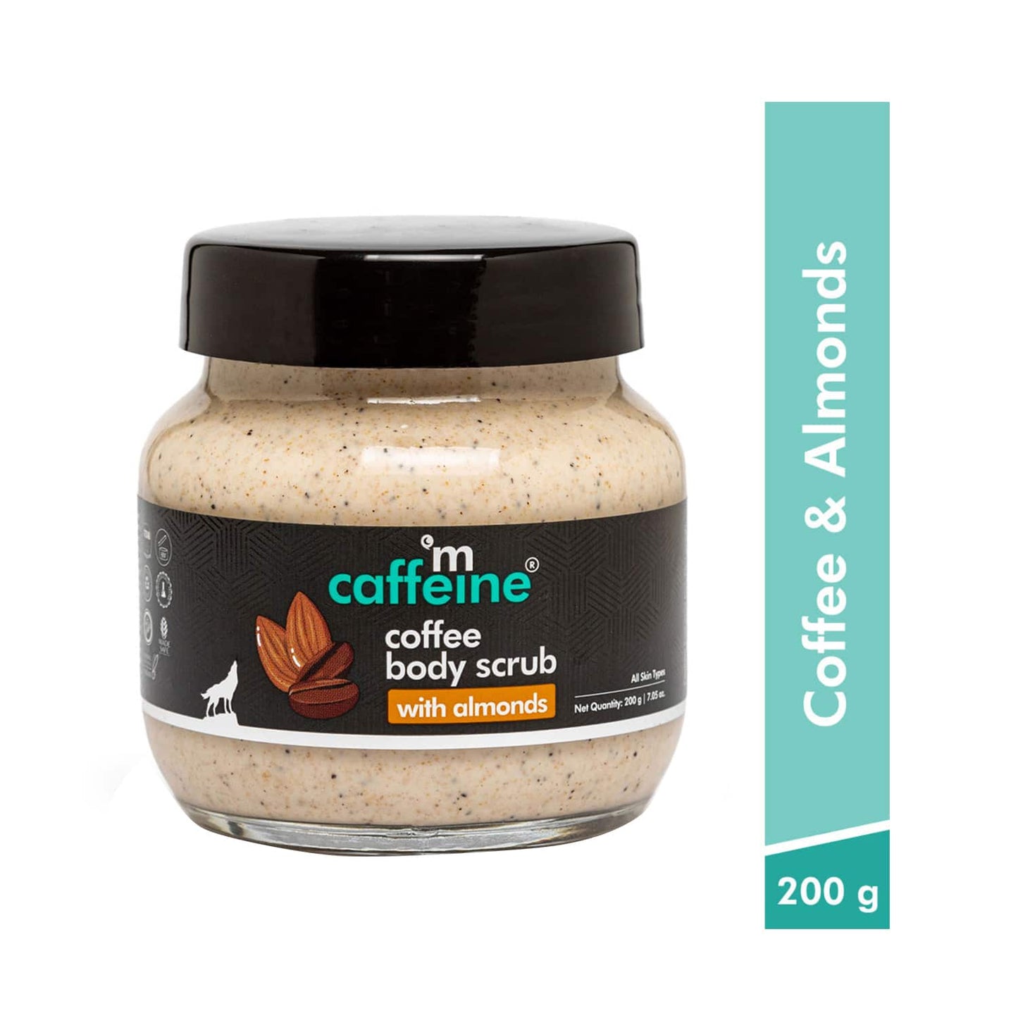 mCaffeine Creamy Coffee Body Scrub with Almonds (200g)