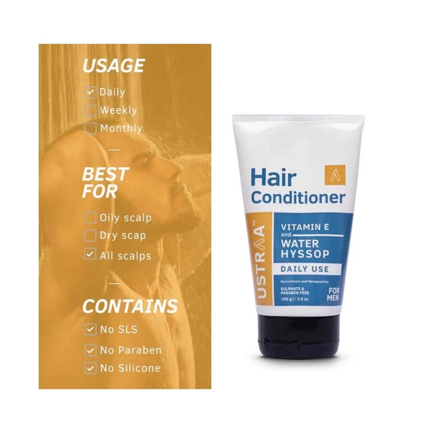 Ustraa Daily Use Hair Conditioner (100ml)