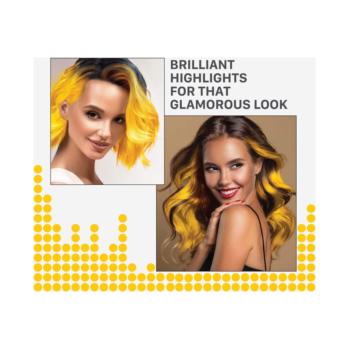 Streax Ultralights Hair Color Highlight Kit - Minion Yellow (180 g)