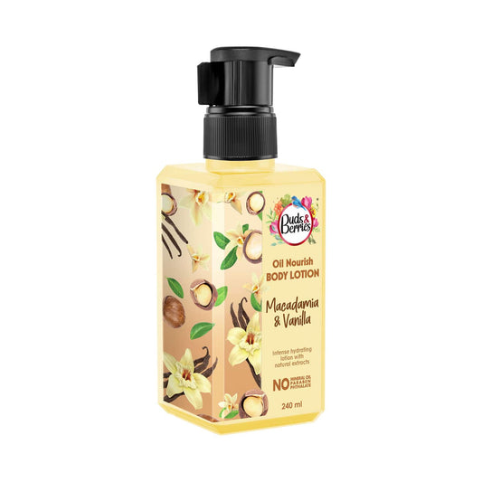 Buds & Berries Macadamia And Vanilla Body Lotion (240ml)