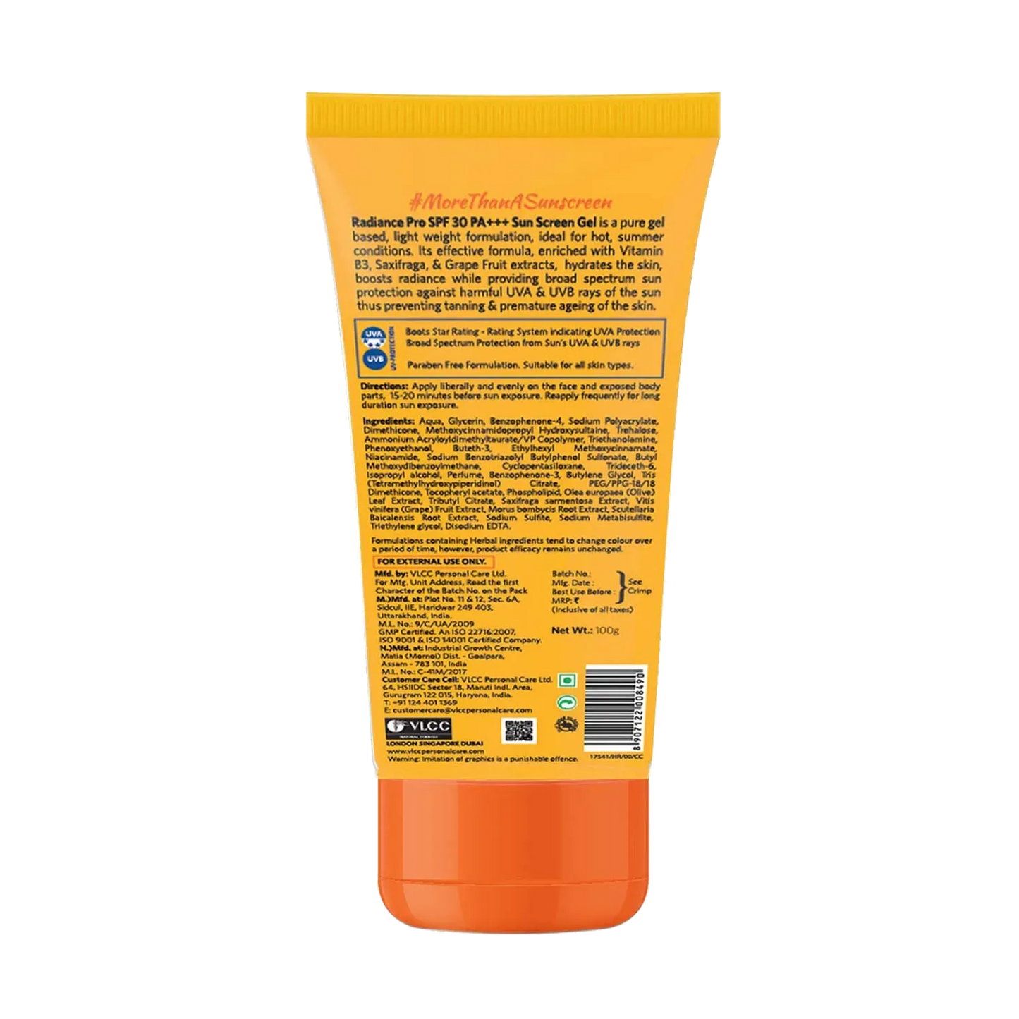 VLCC Radiance Pro SPF 30 Sun Screen Gel (100g)