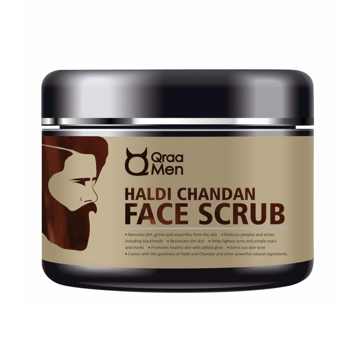 Qraamen Men Haldi Chandan Face Scrub (100 g)