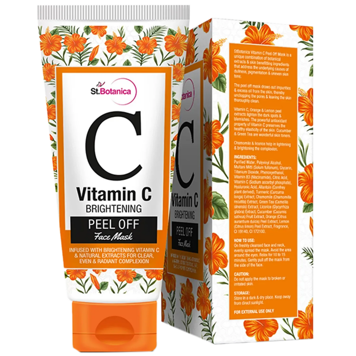 St.Botanica Vitamin C Brightening Peel Off Mask For Dark Spots Complexion (100ml)