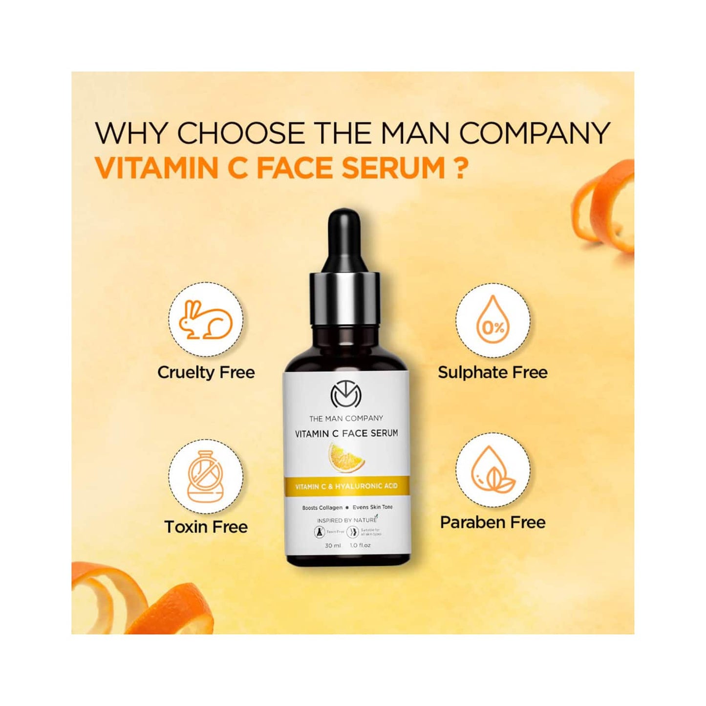 The Man Company 40% Vitamin C Face Serum (30ml)