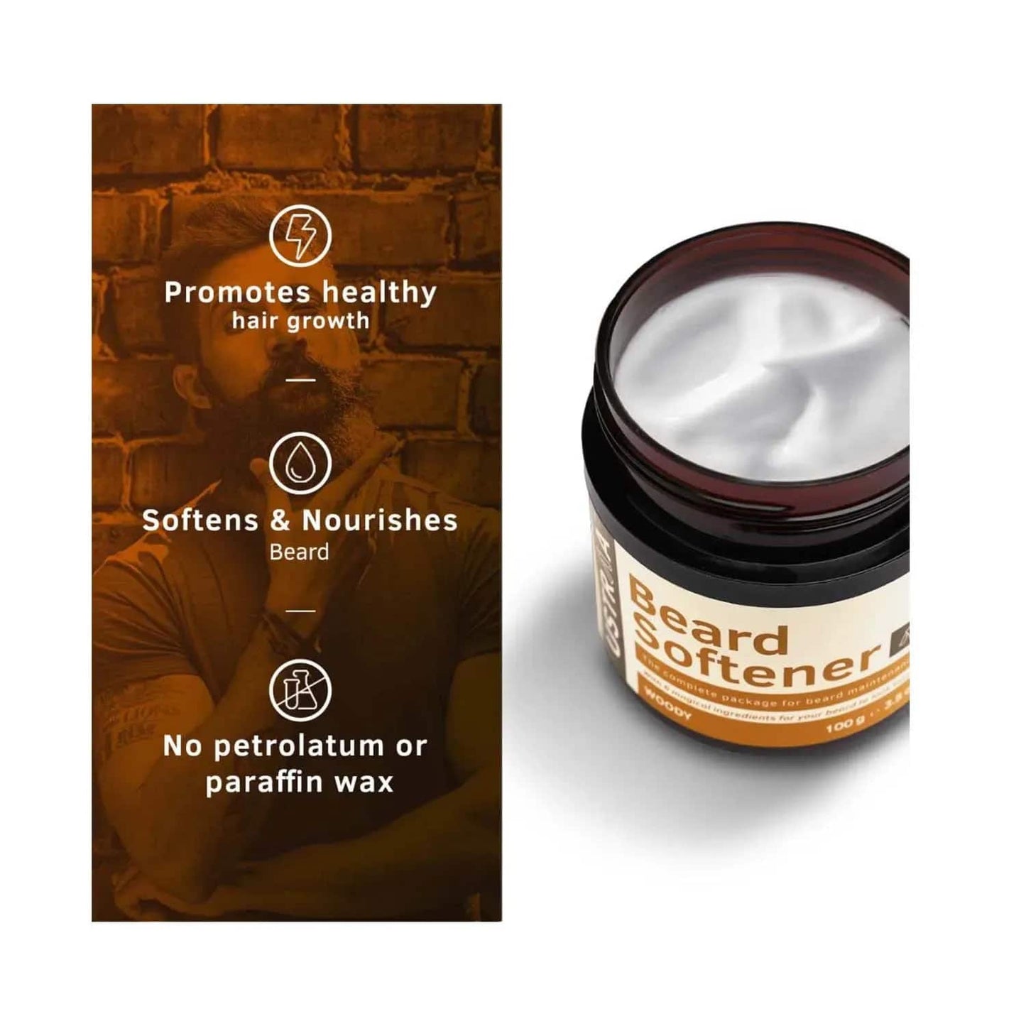 Ustraa Beard Softener Cream - (100g)