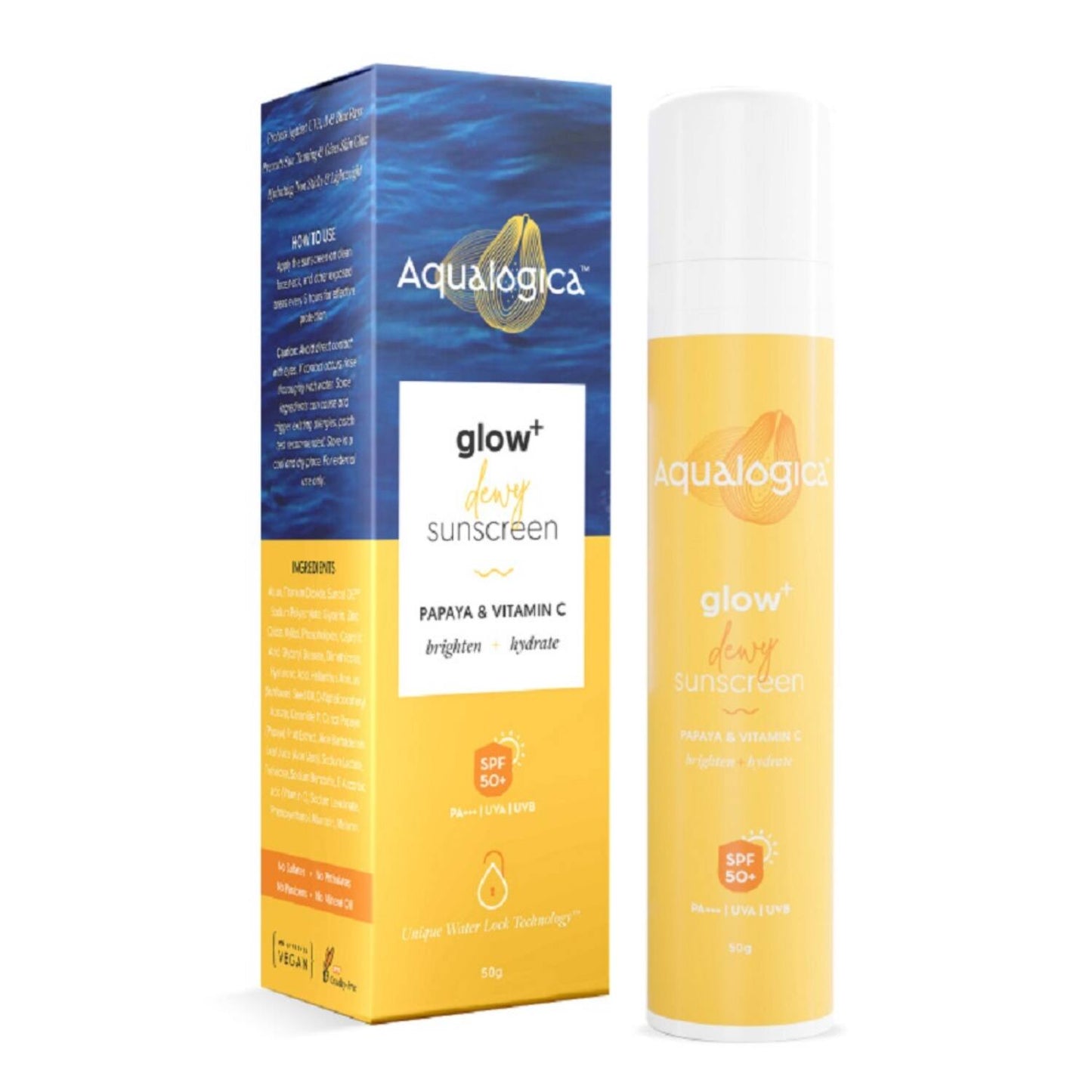 Aqualogica Glow+ Dewy Sunscreen - (50g) (Pack of 3) Combo