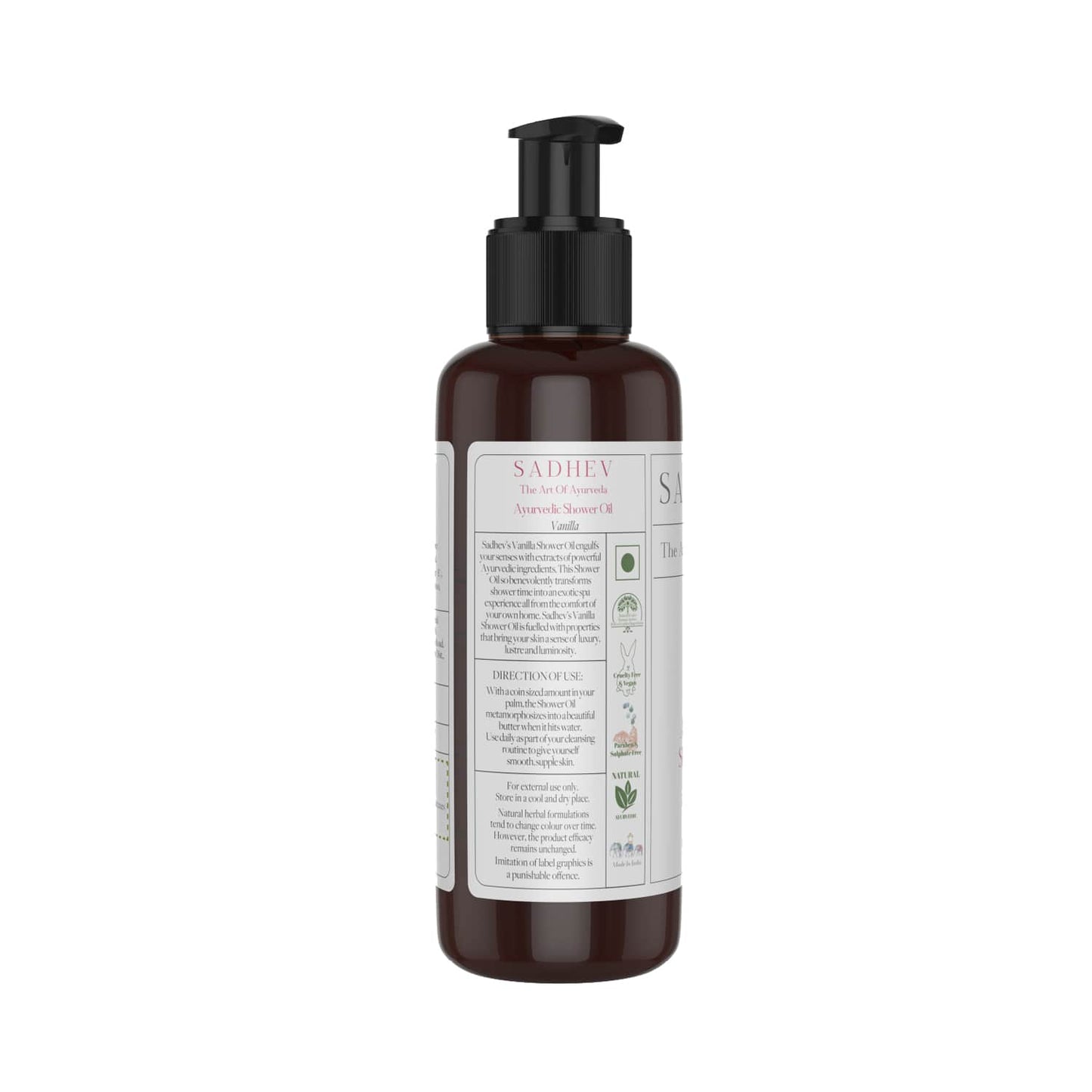 Sadhev Ayurvedic Vanilla Shower Oil (75ml)