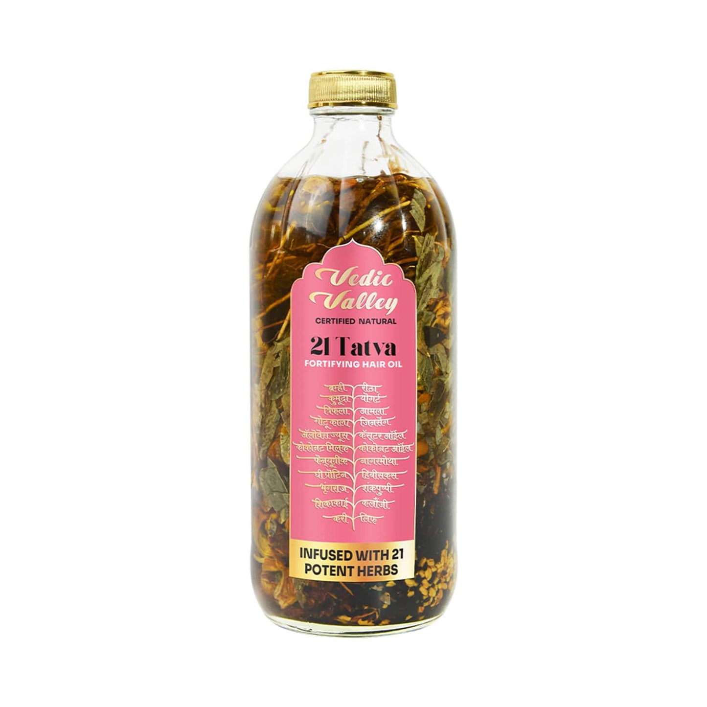Vedic Valley 21 Tatva Hair Oil With Refill (800ml)
