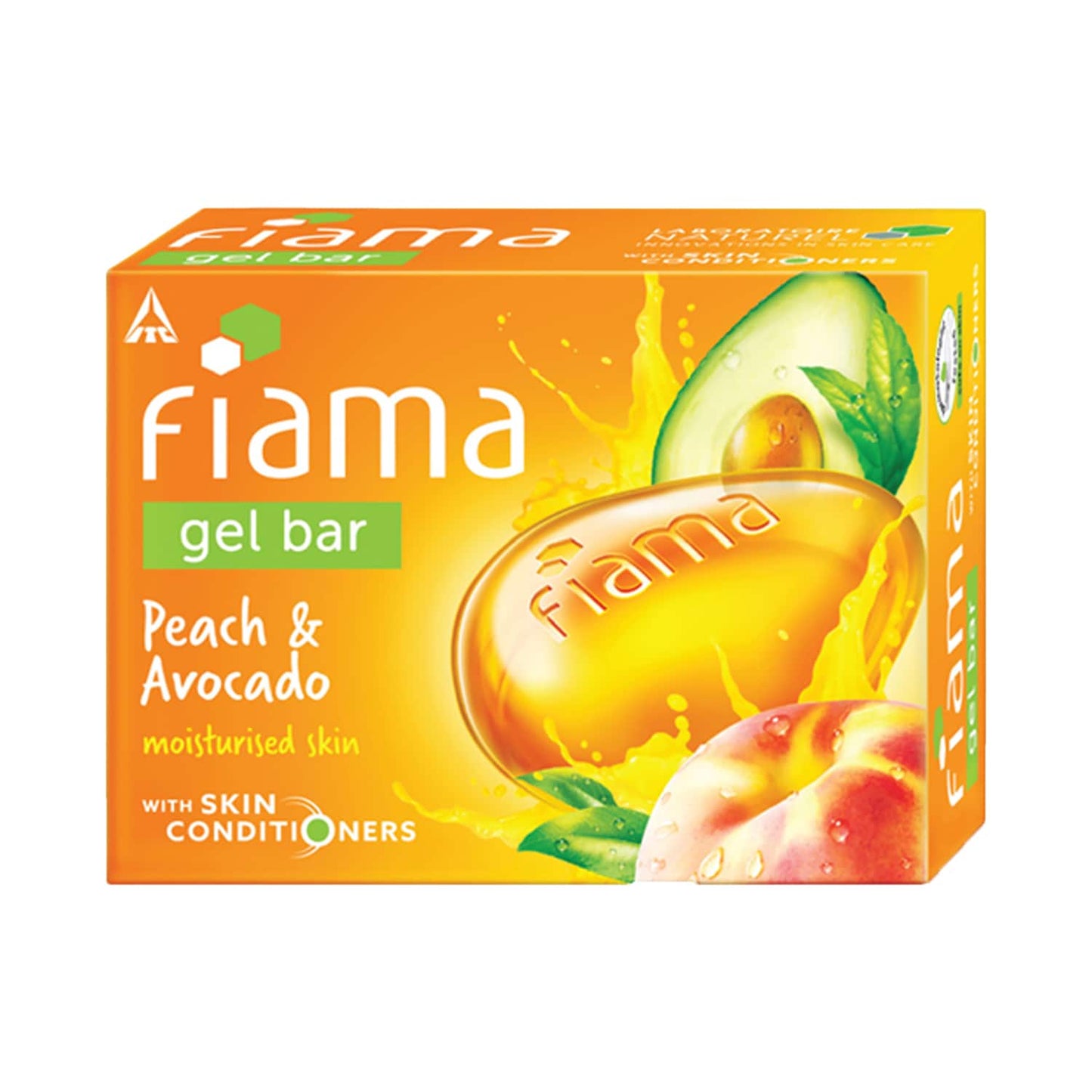 Fiama Peach And Avocado Moisturized Skin Gel Bar With Skin Conditioners (125g)