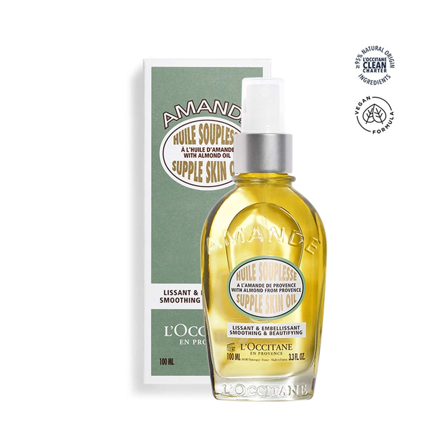 L'occitane Almond Supple Skin Oil - (100ml)